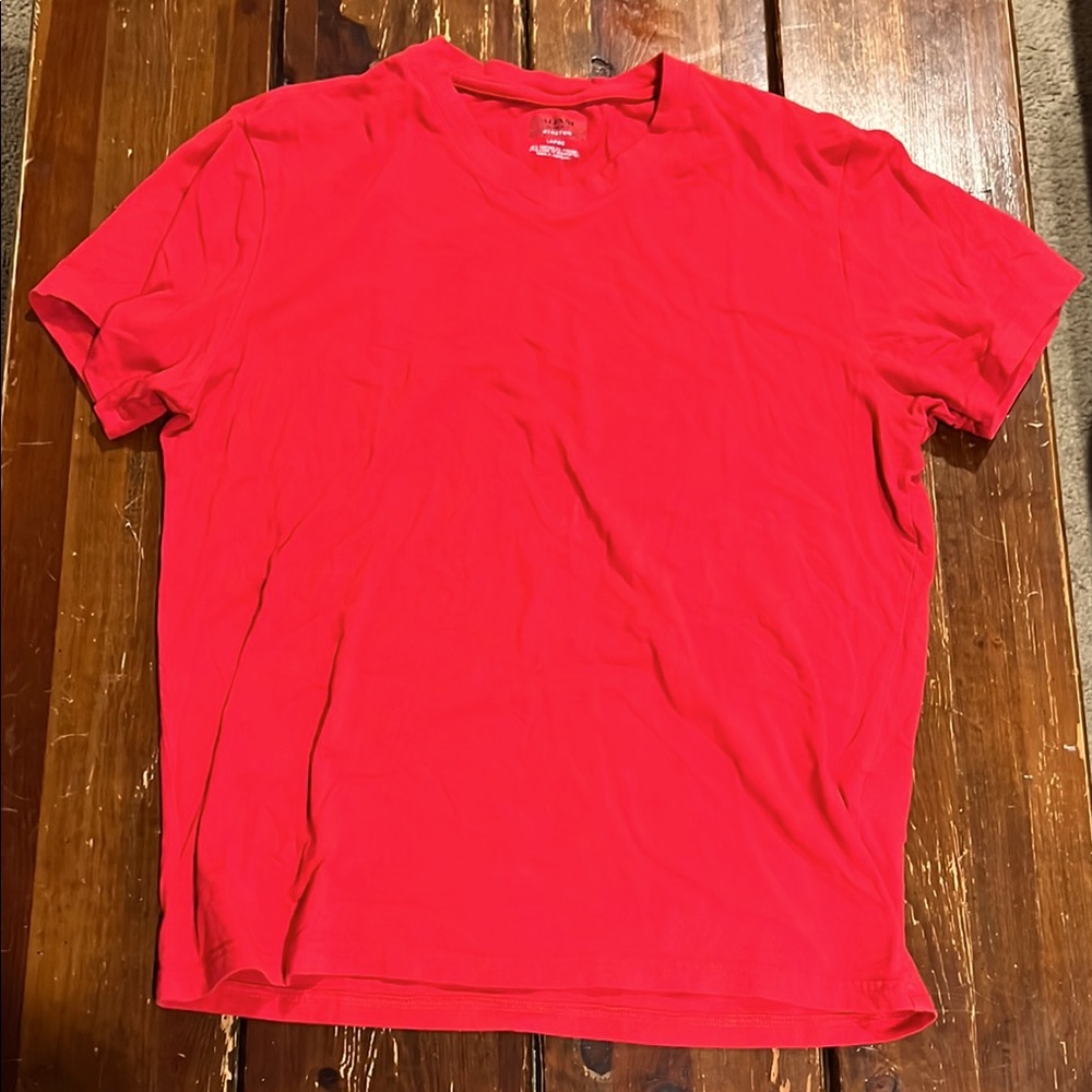 Classic Red Men's V Neck T-Shirt